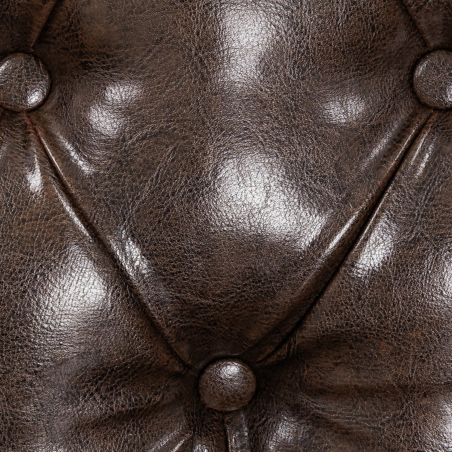 Chesterfield Sofa Antique Brown 2 Seater