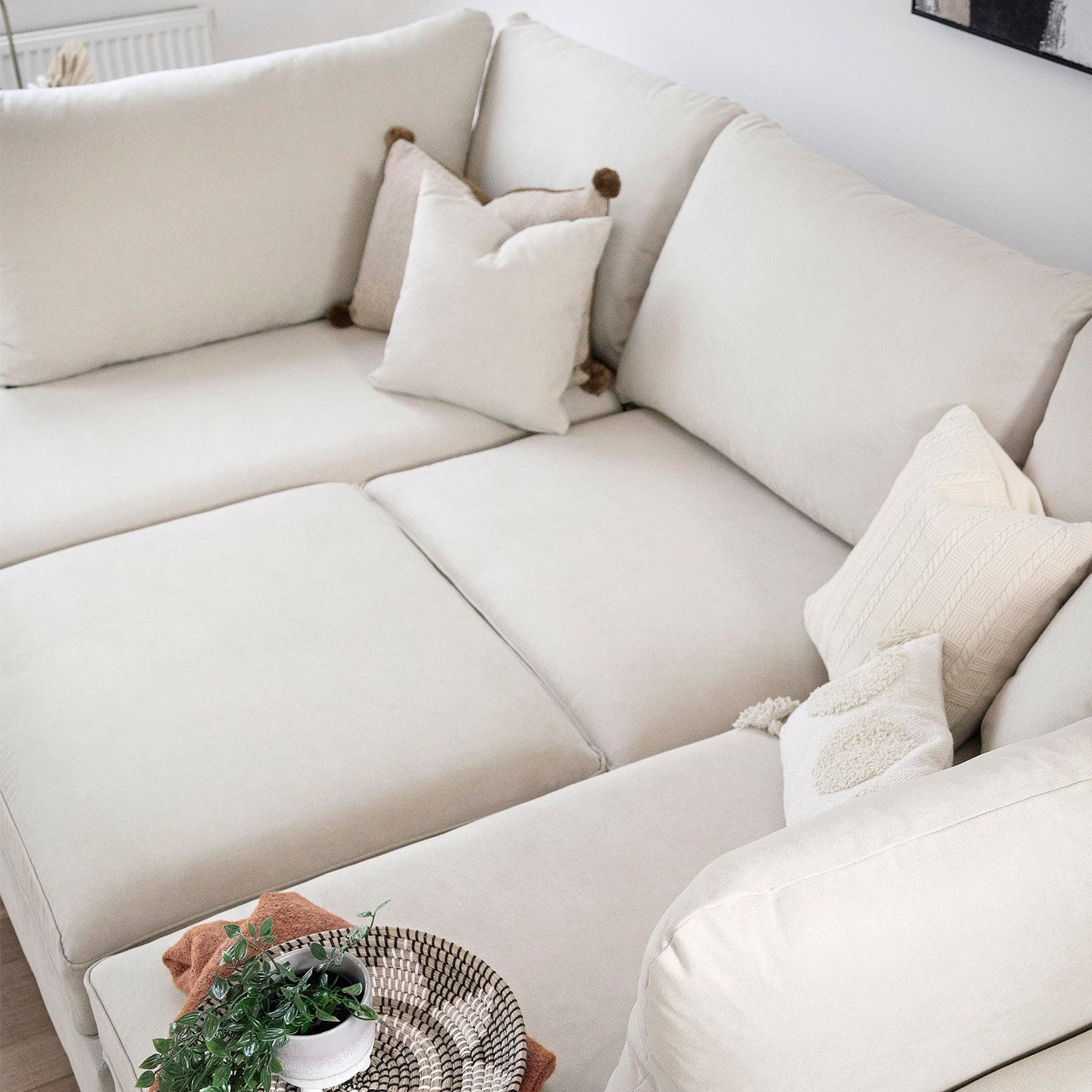 Carnaby Sofa Beige U Shape Corner