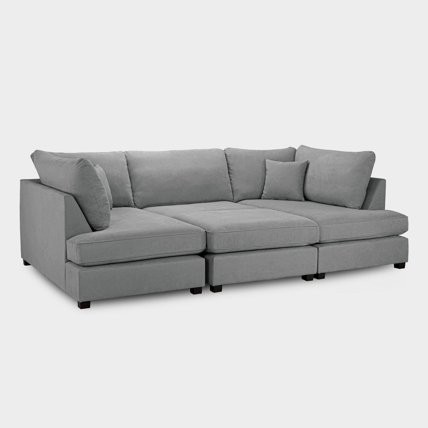 Carnaby Sofa Grey U Shape Corner